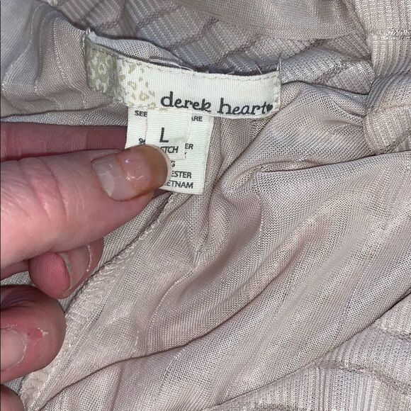 🛍️Derek Heart size Large hi Lo sheer lined dress - Picture 2 of 7